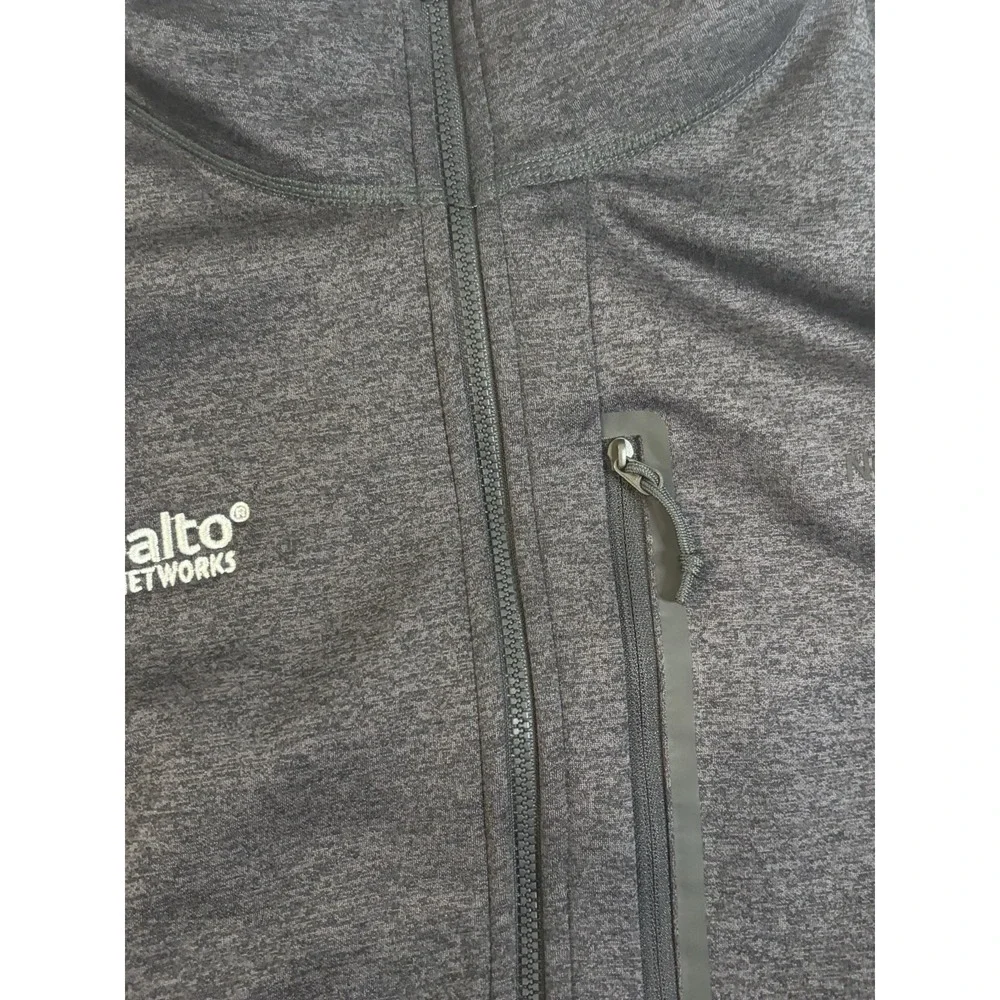 The North Face Jacket Mens 3XL Gray Softshell Full Zip Fleece Lined Outdoor Logo